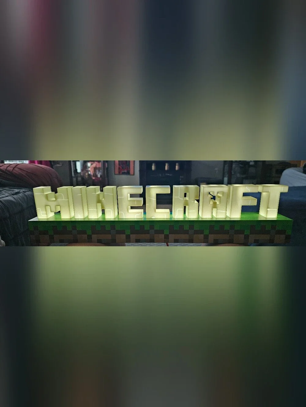 Paladone Minecraft Light Licensed Merchandise 2 Modes USB Battery Gaming Decor